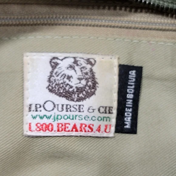 JP Ourse & Cie Kangaroo Olive leather backpack display picture 1